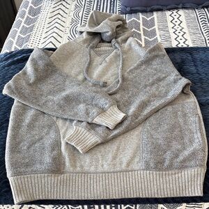 Gray Hooded Sweater